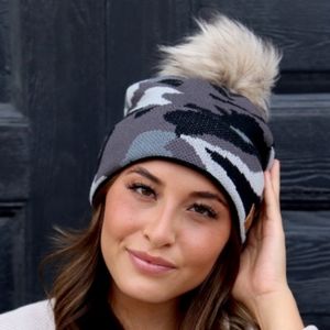 Fleece Lined Camo Beanie